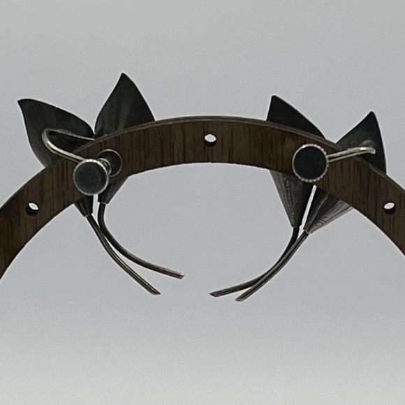 VINTAGE STUART NYE STERLING CALLA LILY EARRINGS - Picture 3 of 9